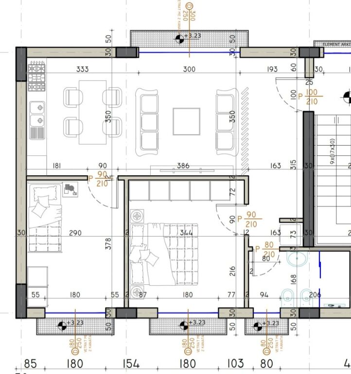 Shitet Apartament 2+1 ne Farke