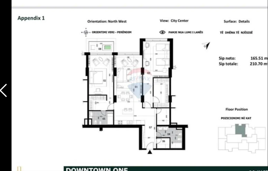 Apartment for sale 2+1+2 at DOWNTOWN 1