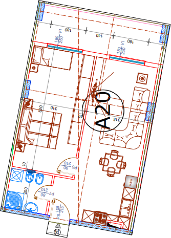 APARTAMENT 1+1 PER SHITJE NE PASKUQAN 101,650 €