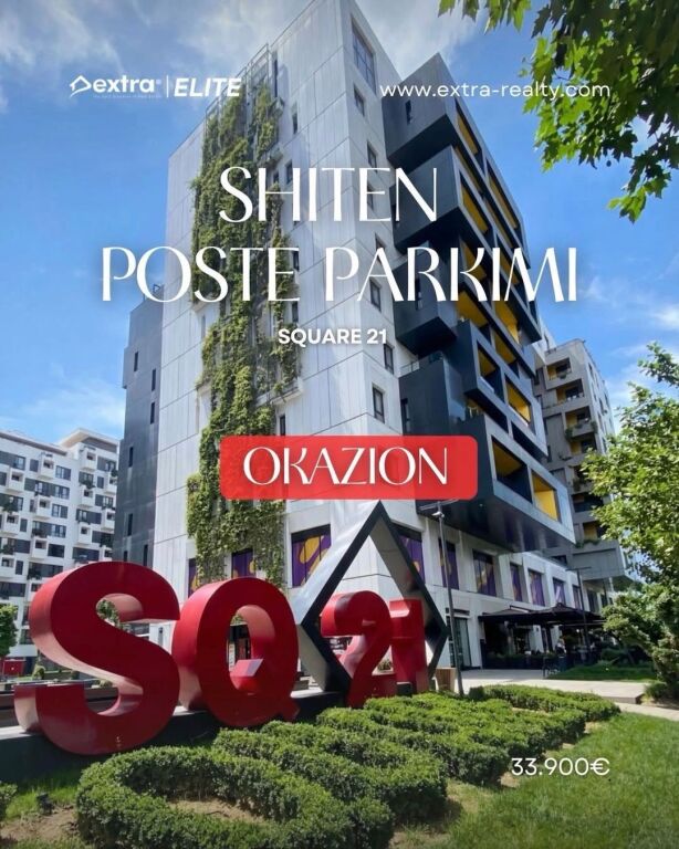 Shiten Poste Parkimi Okazion Square 21, Tiranë