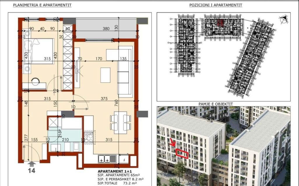 Apartment 1+1 for sale, Dibra Street, near Police Station No. 4, opposite Raiffeisen Bank