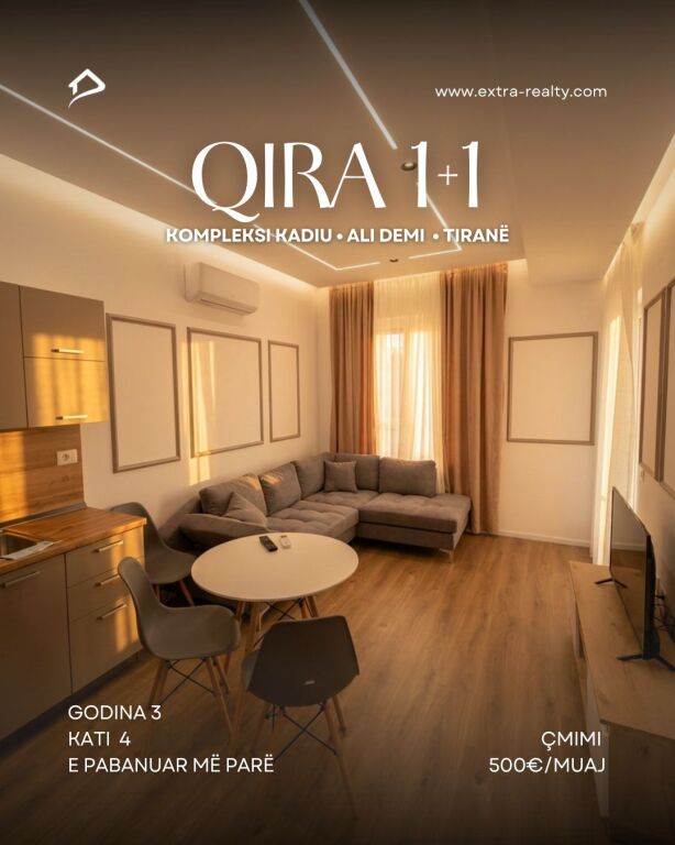 APARTAMENT 1+1 PER QIRA