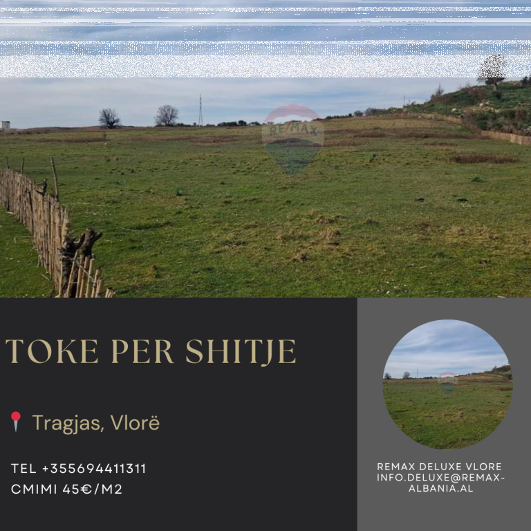 Tokë Arë për Shitje – Tragjas, Vlorë