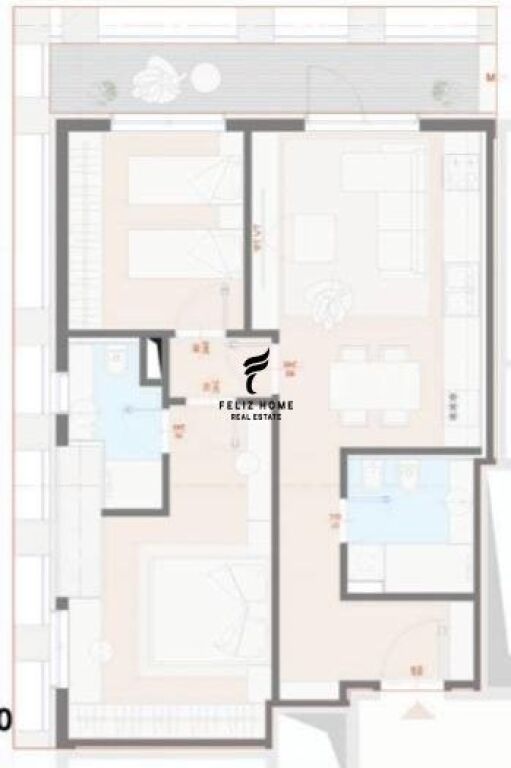 SHITET APARTAMENT 2+1 ZOGU I ZI 267.000 EURO FH-64827