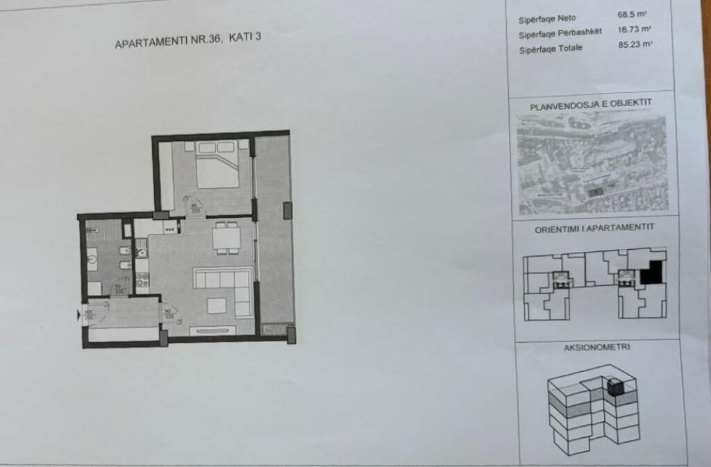 Apartment 1+1 for sale 5 Maji !