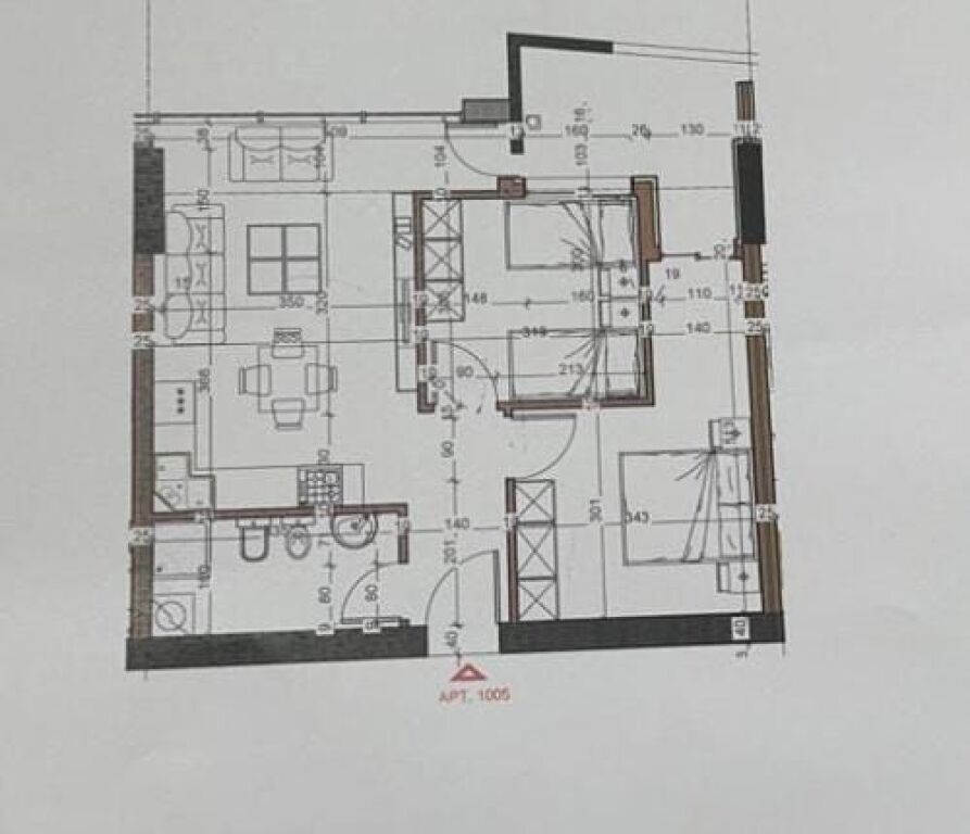 SHITET APARTAMENT 2+1 – Golden Park 3  Perballe  Spitalit Amerikan 3