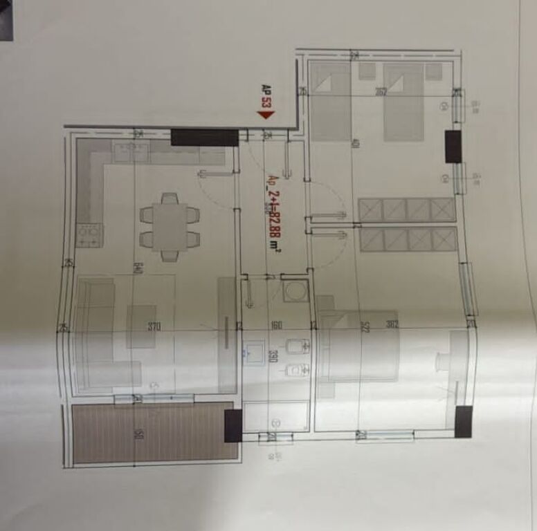 APARTAMENT NE SHITJE 2+1 PAGESE ME KESTE PASKUQAN