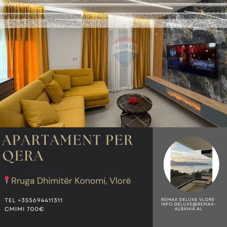 Apartment 1+1 for Long-Term Rent – Cold Water, Vlora