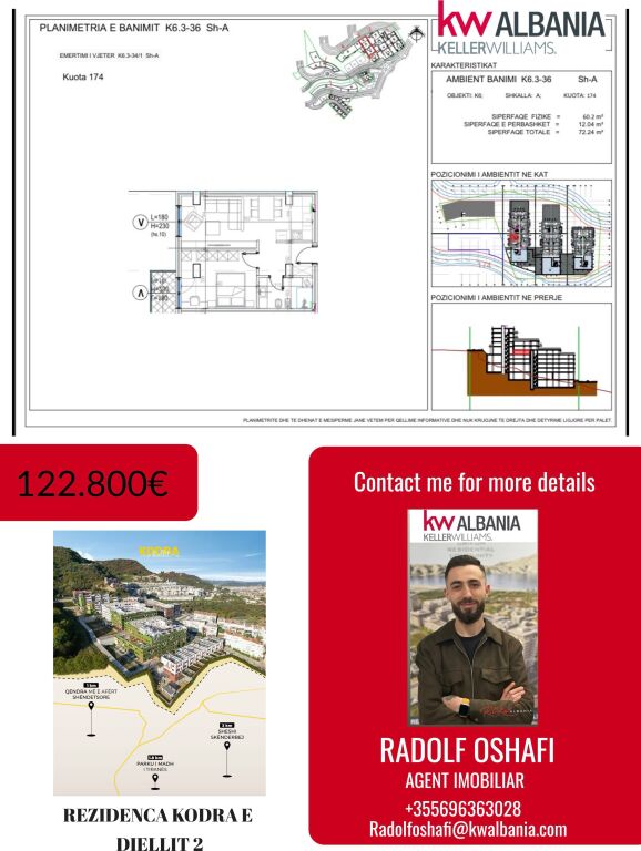 Apartament 1+1 Kodra E Diellit 2