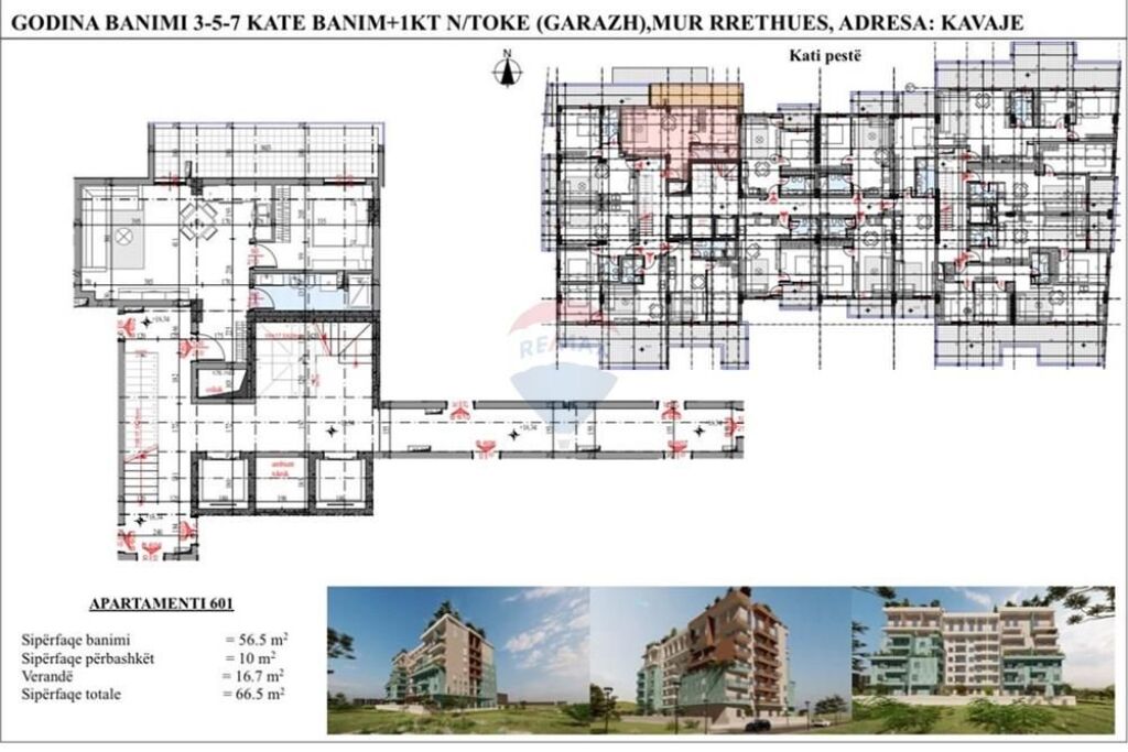 Apartament 1+1 për shitje në Golem
