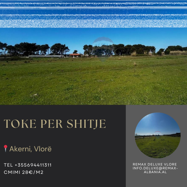  Tokë Bujqësore për Shitje – Akërni, Vlorë
