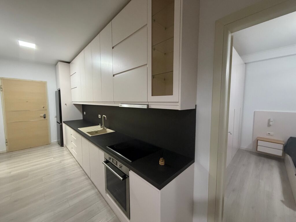 1+1,furnished train station,new building with elevator,600 thousand leke