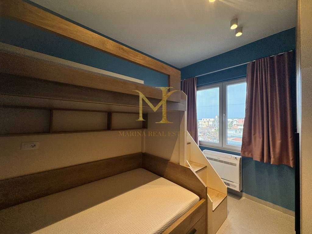 Apartament 2+1 më pamje deti për qira në Golem. Pallat dhe apartament i ri
