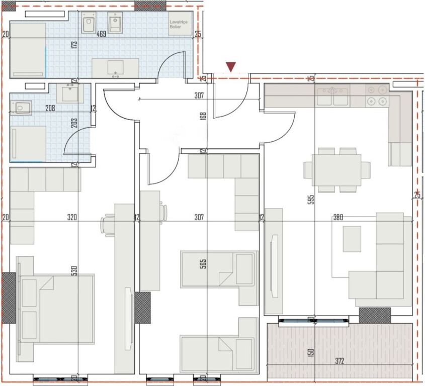 🏡Apartment 2+1 for Sale 📍Paskuqan, Ringside Residences