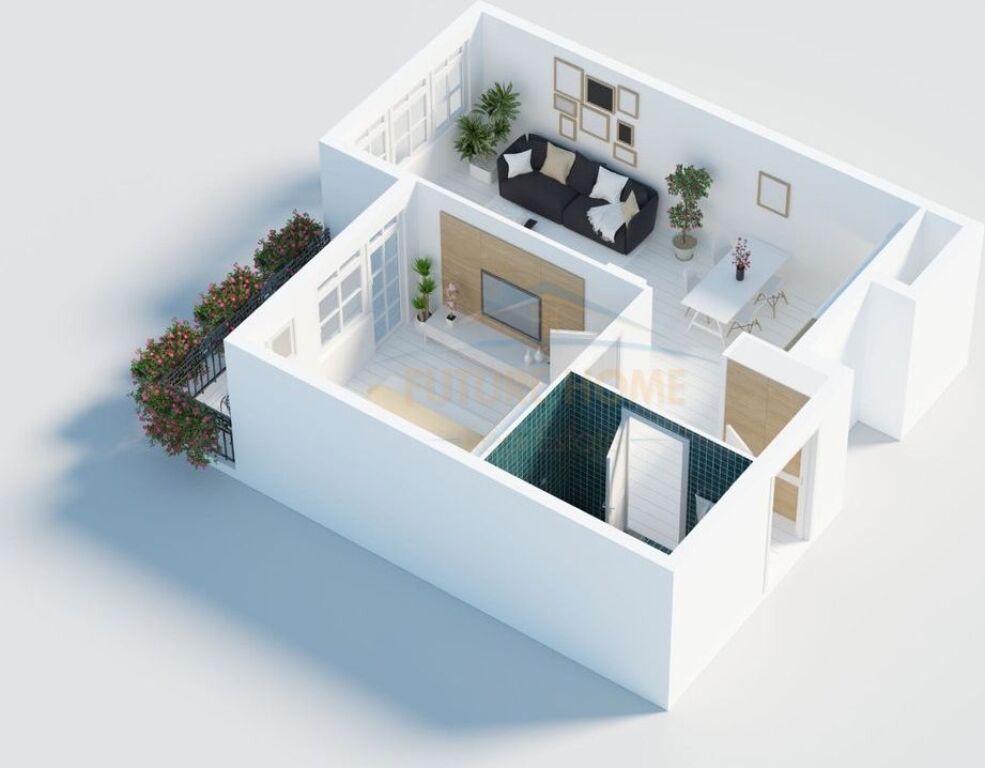 Shitet, Apartament 1+1, Komuna e Parisit, Tirane