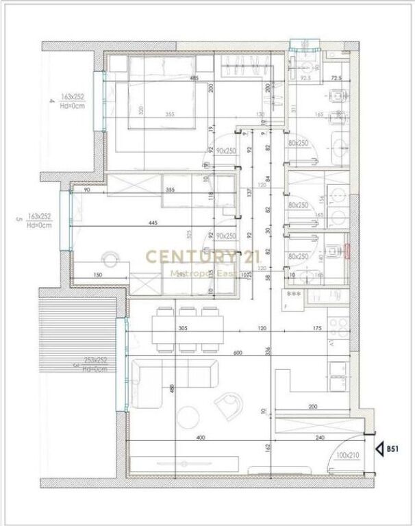 FOR SALE APARTMENT 2+1+2 WITH PARKING SPACE – PARK AVENUE, NEW BOULEVARD