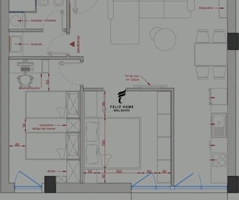 FOR SALE APARTMENT 2+1 ALI DEMI 14,000,000 LEKE FH-64952