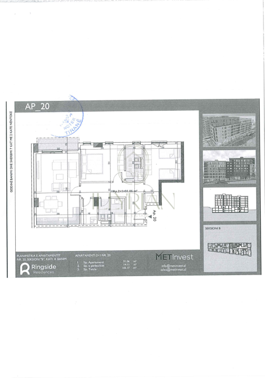 Apartament për shitje 2+1 Paskuqan
