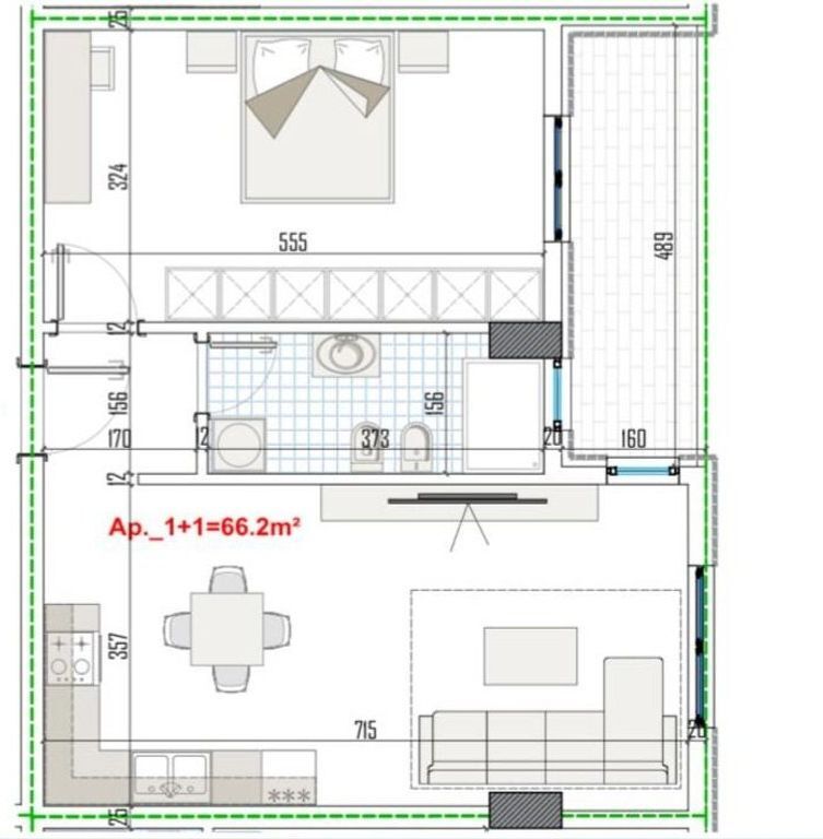 Super Ofertë! Apartament 1+1 në Paskuqan | Me Mundësi Kreditimi! 92,000 €
