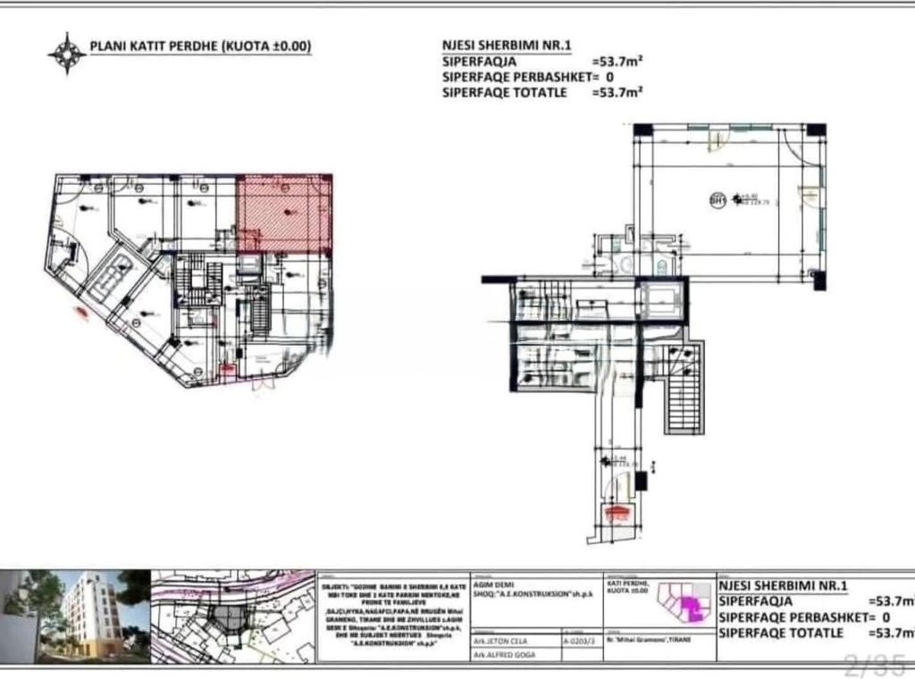 Ambient Komercial Corner për Shitje në Rrugën Mihal Grameno 188,000 €