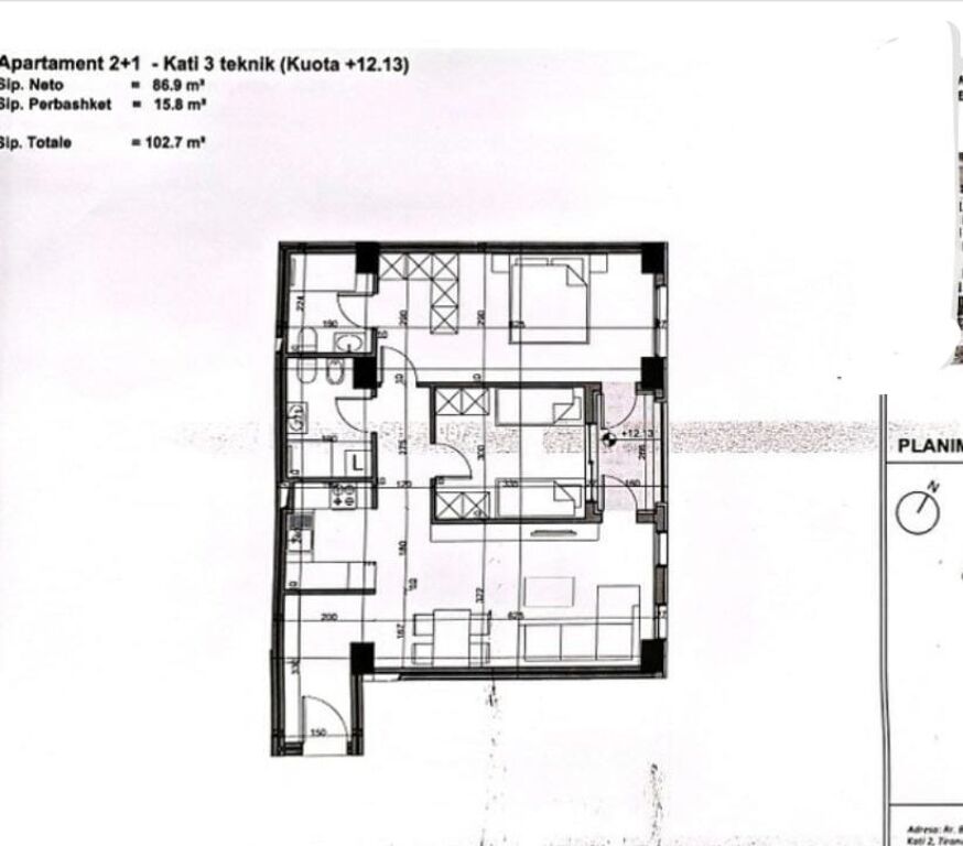 SHITET APARTAMENT 2+1 – Novus Complex