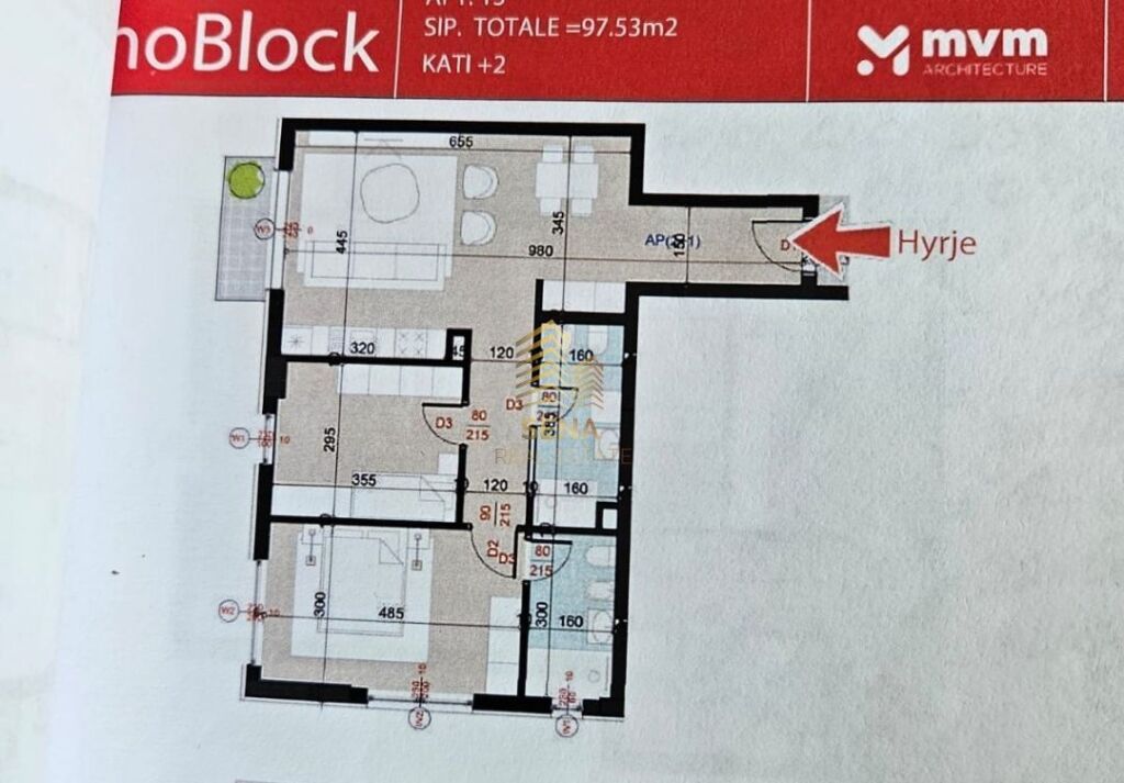 Appartamento 2+1+2+Blk in vendita, Porcellana – Residenza KinoBlock, 161.000 Euro