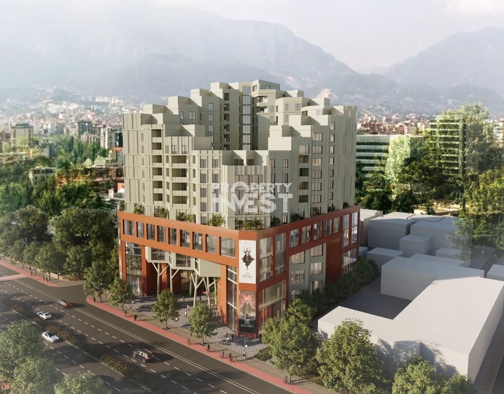 Shitet, Apartament 2+1+2, Colonnade Residence, Tiranë. Kompleksi është i pozicionuar tek Zogu i Zi.