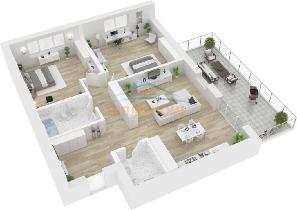 Shitet , Apartament 2+1+Depo, Bulevardi Bajram Curri, Tiranë.