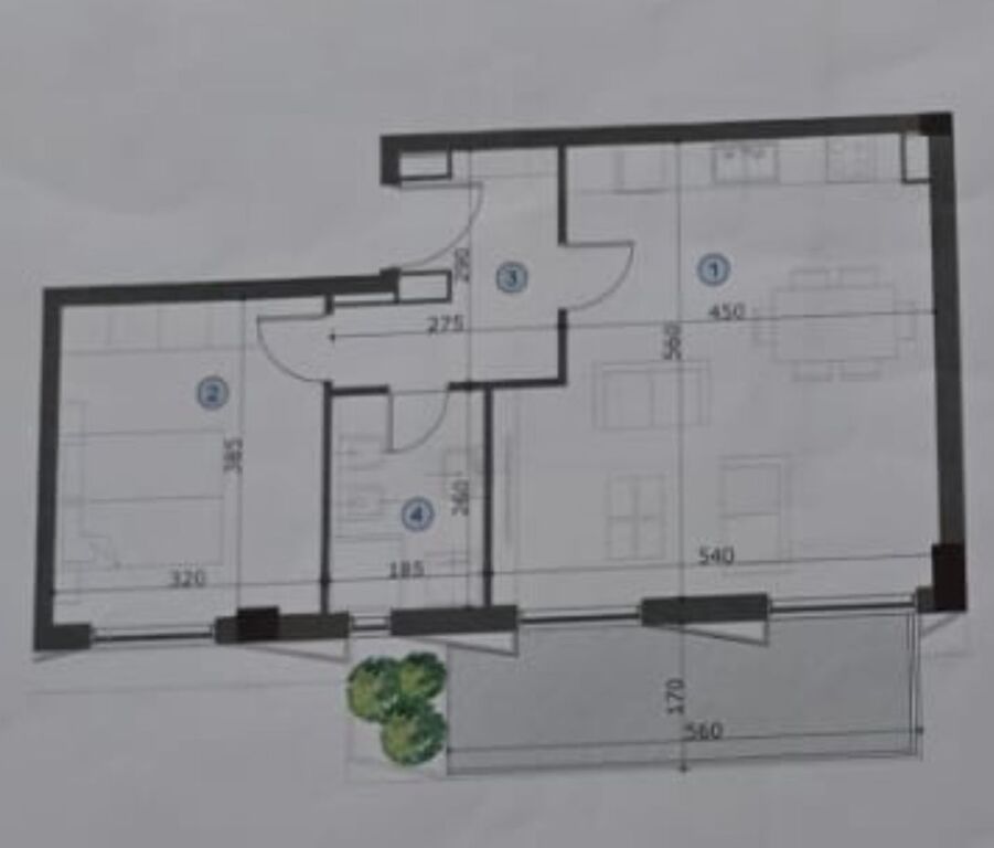 ✨Shitet Apartament 1+1 me Verandë | 📍Axa Residence, Bulevardi i Ri