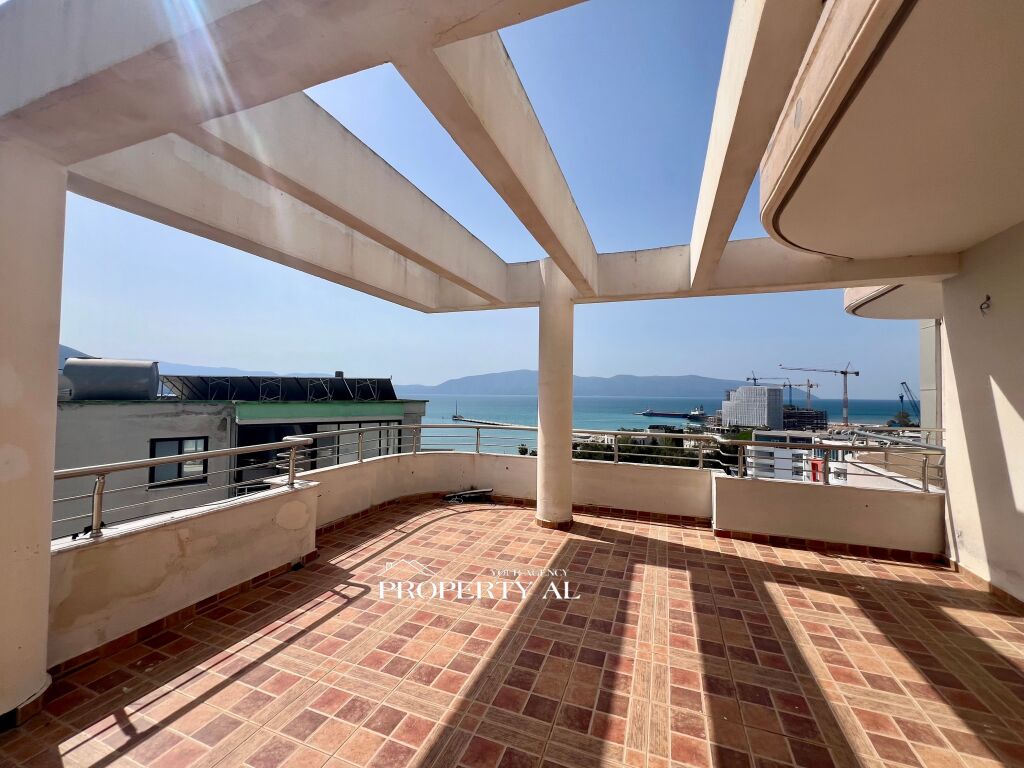 Penthouse Ekskluziv për Shitje në Lungomare, Vlorë | 191 m² | Pamje e Plotë Deti