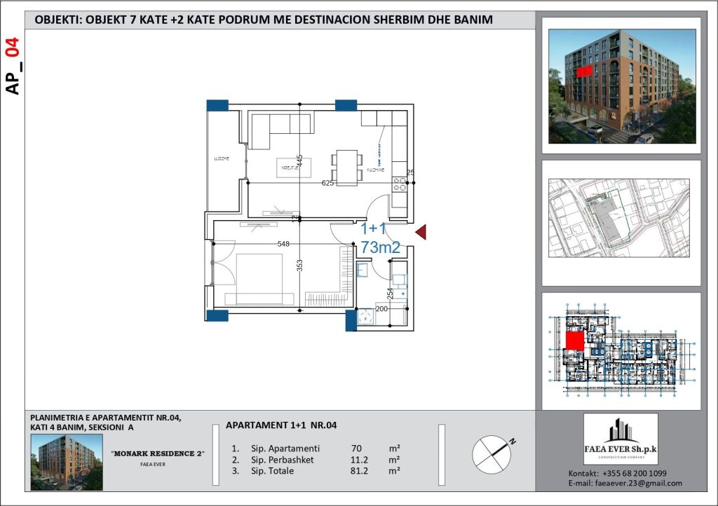 APPARTAMENTO 1+1 NEL NUOVO ANELLO PASKUQAN!