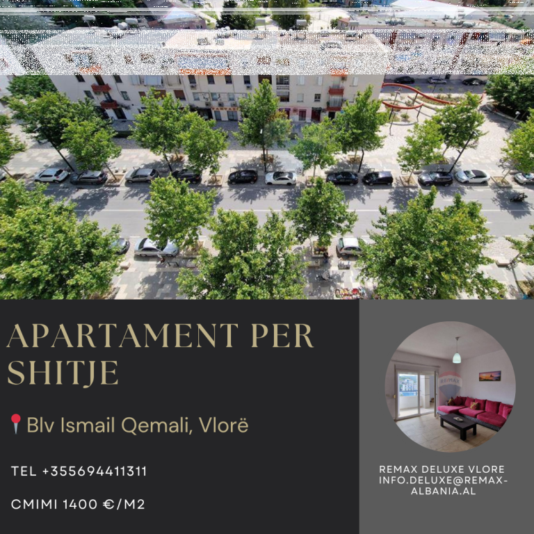 🏢 Apartament 2+1+2 për Shitje – Bulevardi Ismail Qemali, Vlorë 🌟