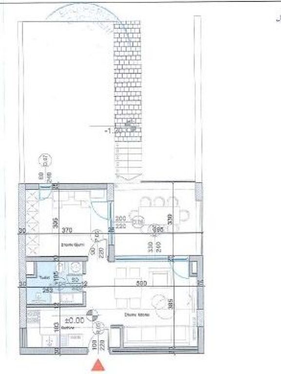 APARTMENT 1+1 WITH YARD IN HAMALLAJ!