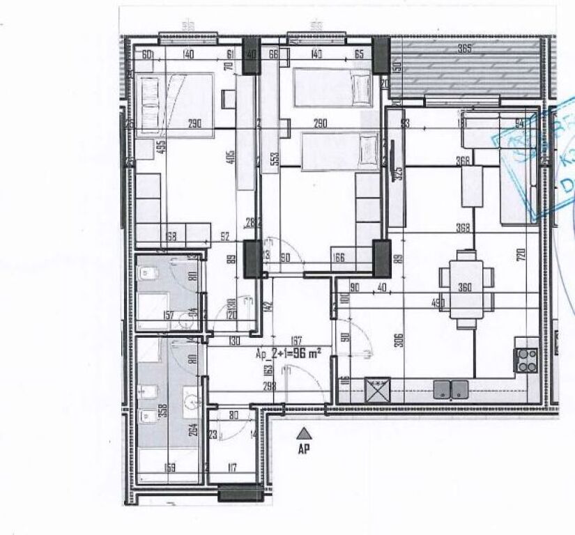Appartamento 2+1 in Vendita Paskuqan   Prezzo Occasione