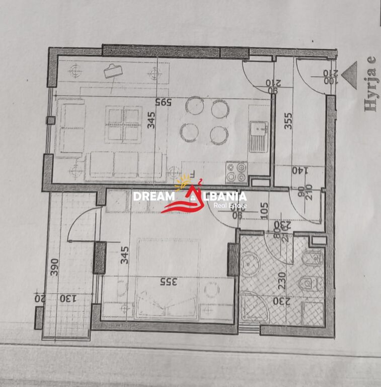 Apartament 1+1 Ne Shitje Ne Astir (ID 41111535)
