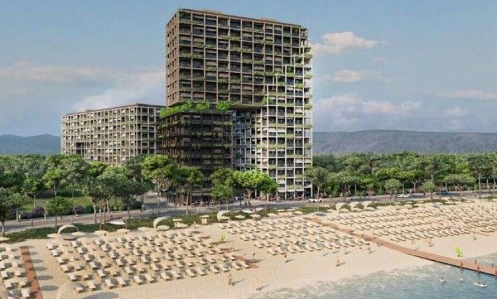 Apartament 1+1 me pamje nga deti