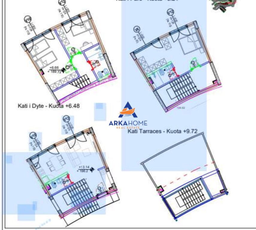 SHITET TRIPLEX 3+1+VERAND " KODRA E DIELLIT 2" 300.000 EURO