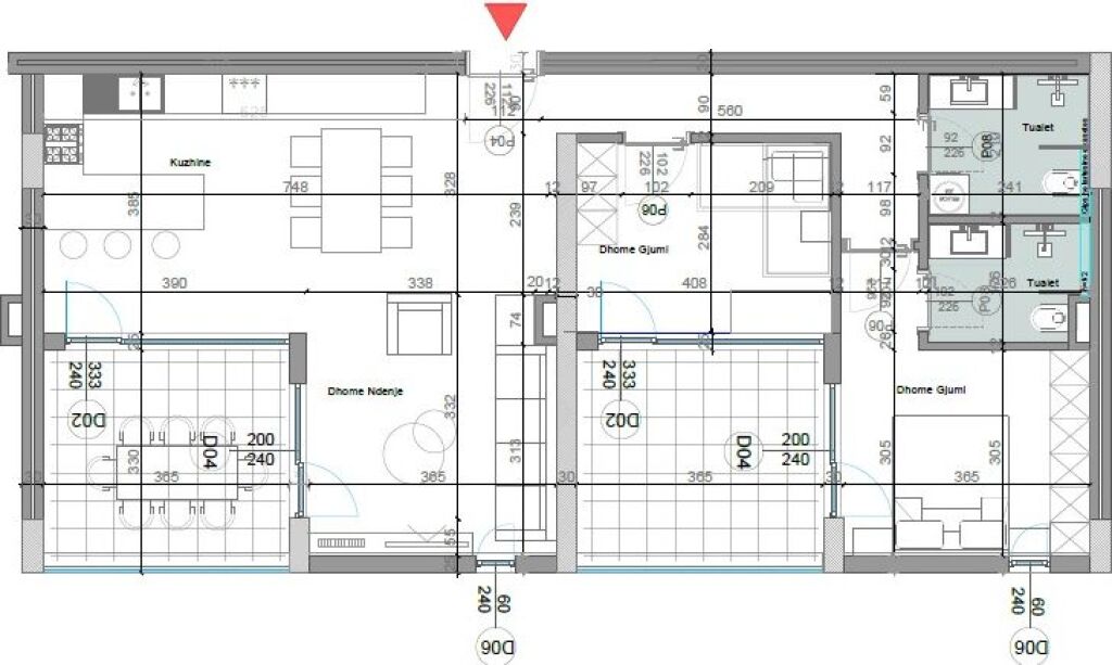 APPARTAMENTO 2+1+2 CON VISTA SULLA MARINA A TURQUOISE MARINA!
