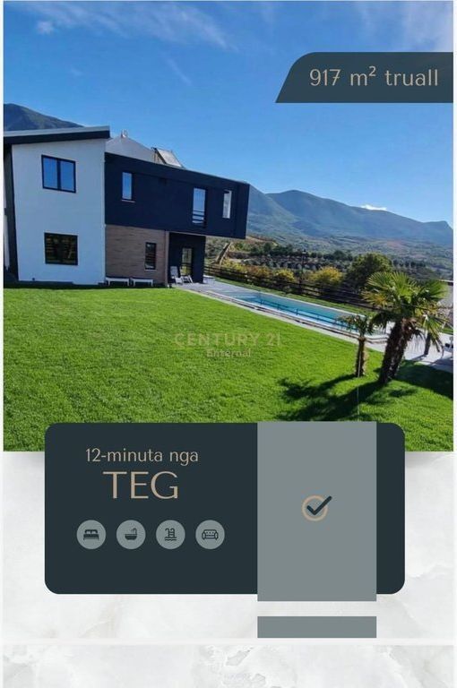 Villa privata con piscina in vendita vicino a TEG