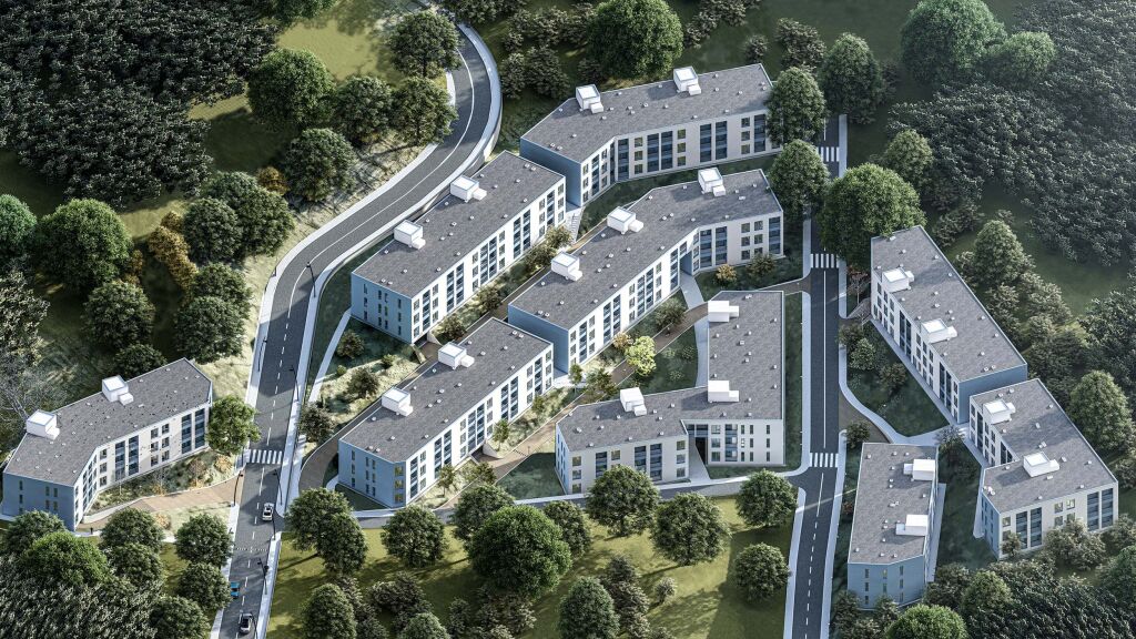 Shitet Apartament 1+1 Rezidenca Oxa 74.000 Euro