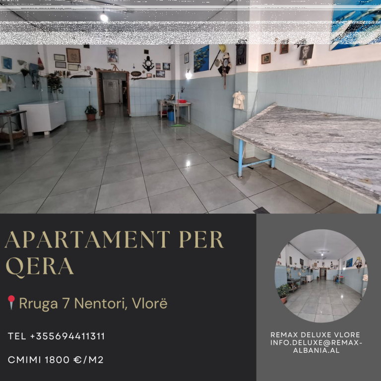 🏢 Ambient Biznesi në Shitje – Vlorë, pranë Shtëpisë së Oficerave