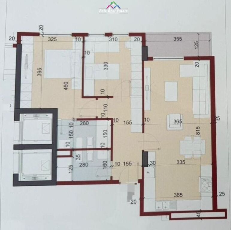 Apartament Ne Shitje 2+1 ne Kinostudio (ID B120820) Tirane