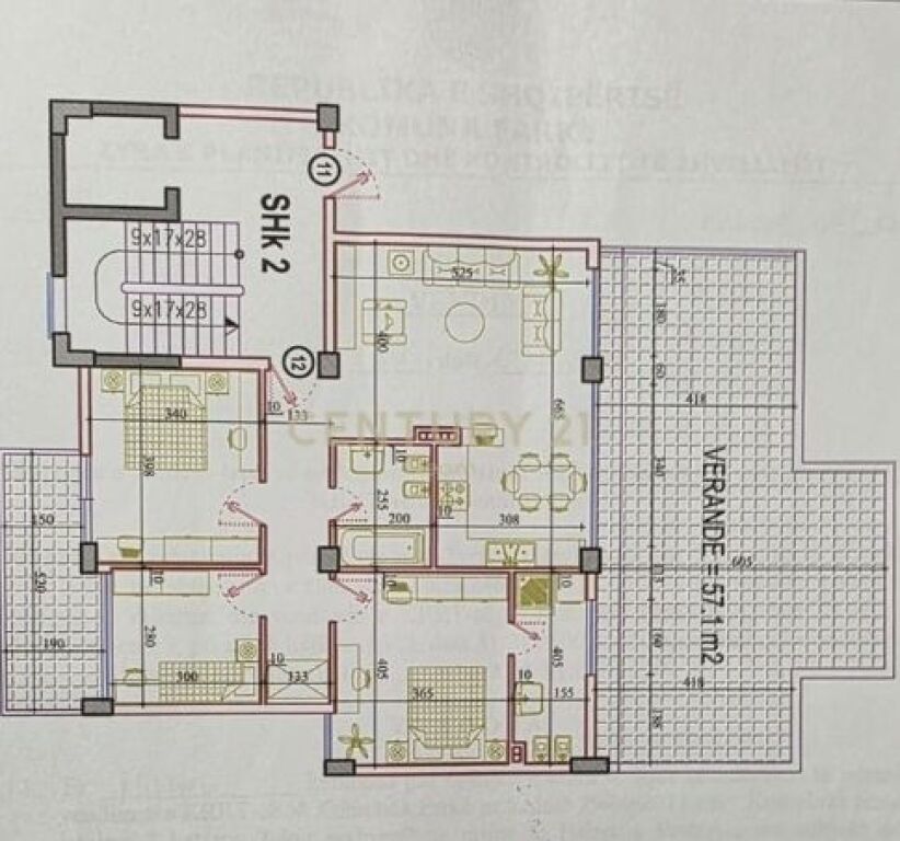 Penthouse 3+1+2 with veranda and 2 parking spaces – exclusive lifestyle