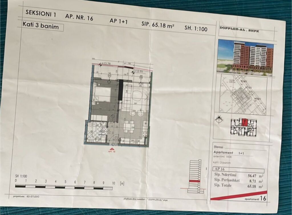 APARTMENT 1+1+PARKING SPACE FOR RENT AT GOLDEN PARK 3