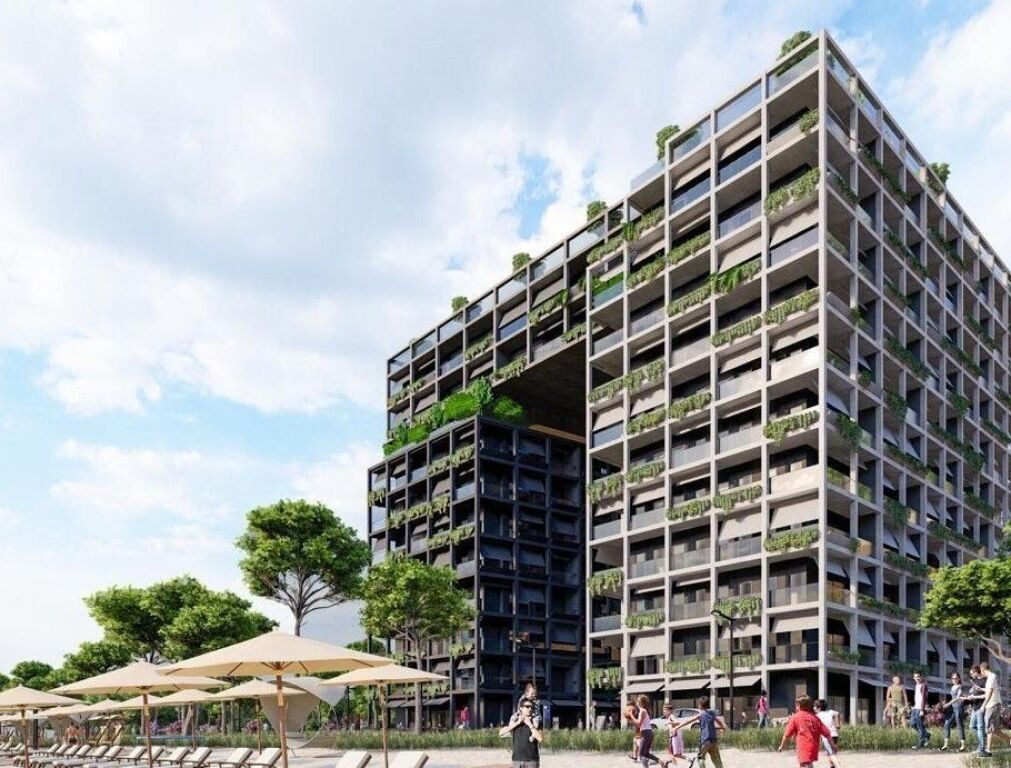 Apartament 1+1 me pamje nga deti