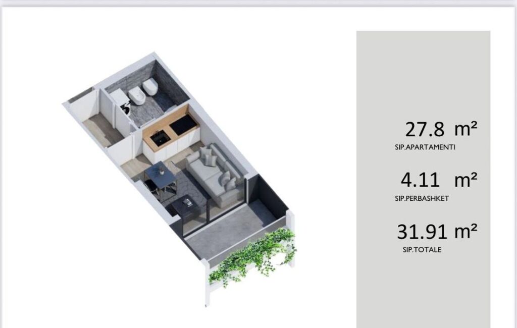 Studio apartment with sea view! 📍 Shëngjin, Lezhë