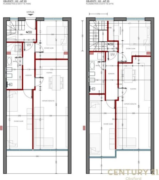 SHITET DUPLEKS 3+1 +POST PARKIMI TE PORTO LALZI NE GJIRIN E LALZIT