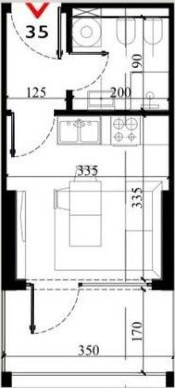 STUDIO APARTMENT FOR SALE IN SHENGJIN DURRES