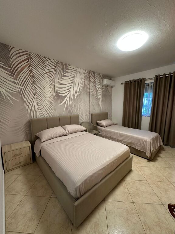 🏢At Brryli, near Bar Votra, a 1+1 furnished apartment is for rent, 50,000 Leke