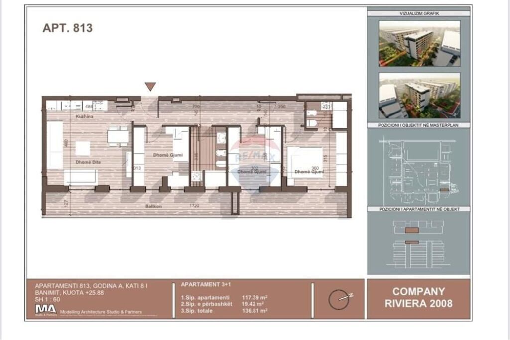 Appartamento 3+1 in vendita a Univers City!